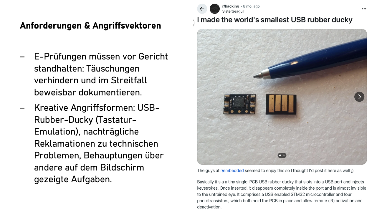 USB Rubber Ducky Angriffe: Kleine Geräte, die sich als Tastatur ausgeben und schnell Text eintippen