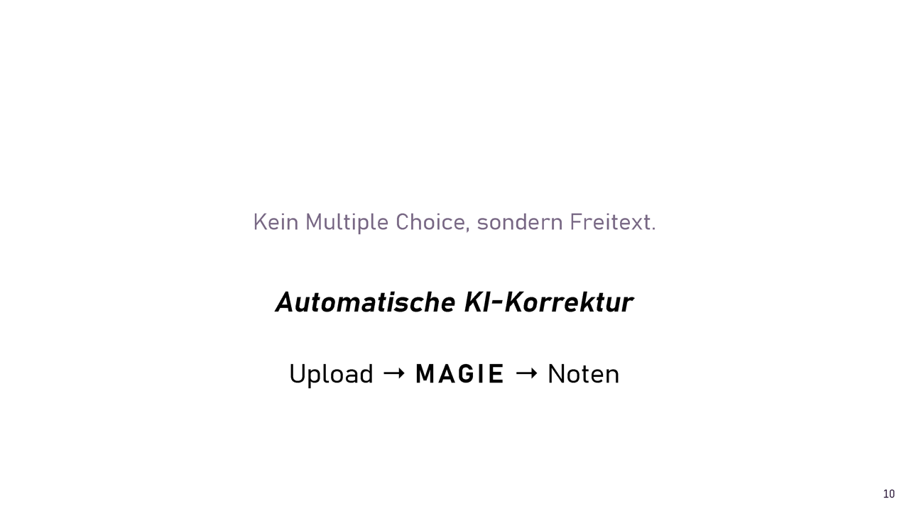 Automatic AI Grading: Upload → MAGIC → Grades