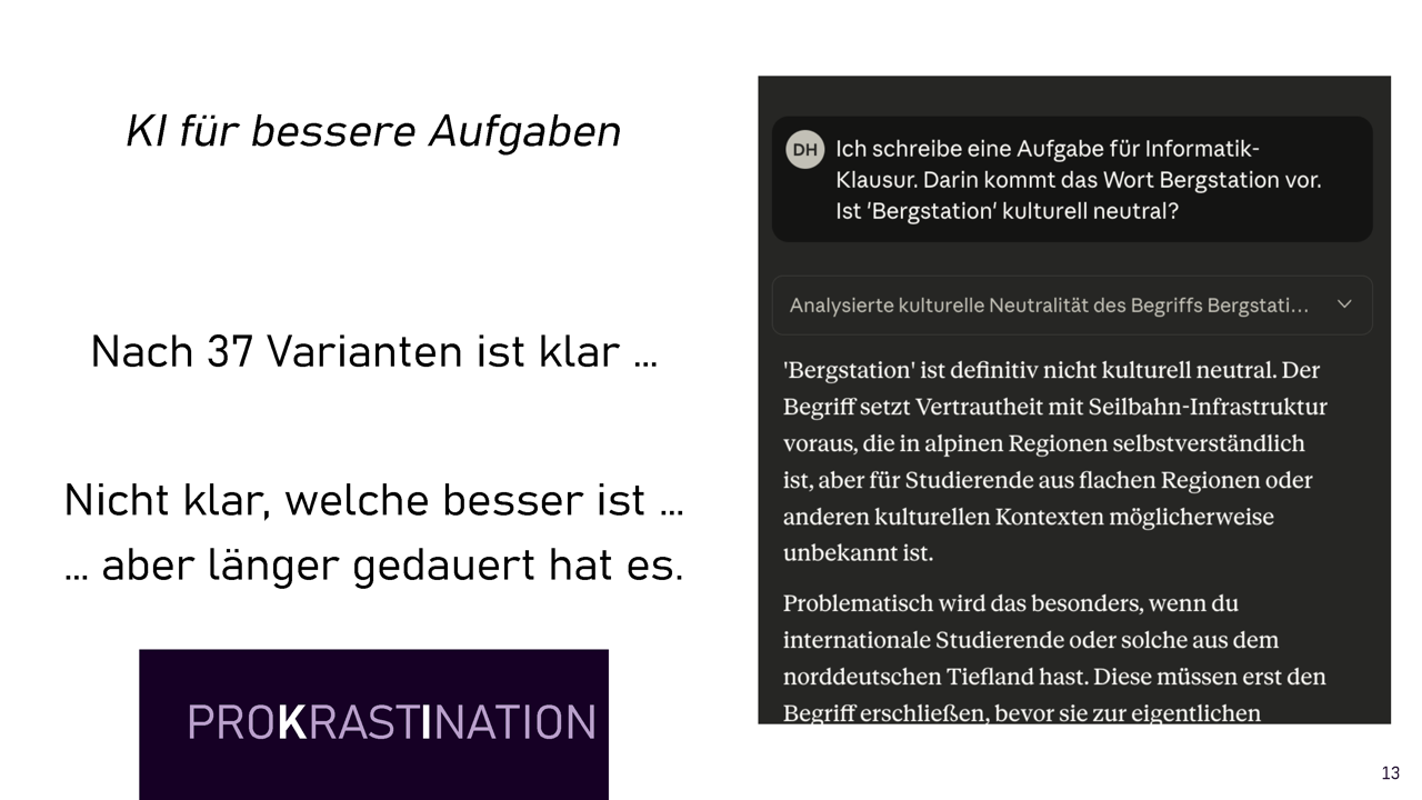 After 37 variants it's clear... not clear which is better. Procrastination in new clothes