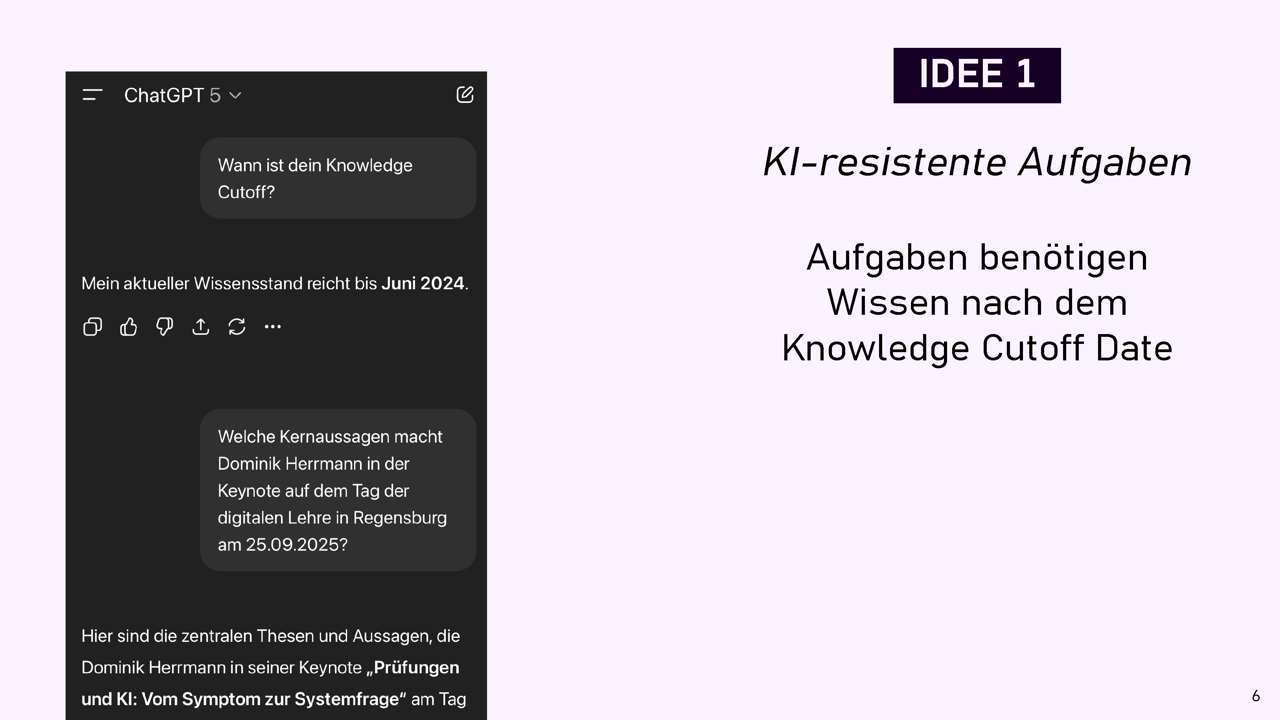 ChatGPT answers question about future keynote